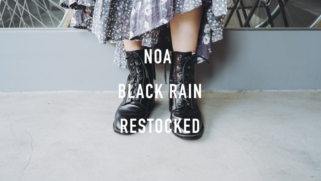 NOA【BLACK RAIN】再入荷いたしました