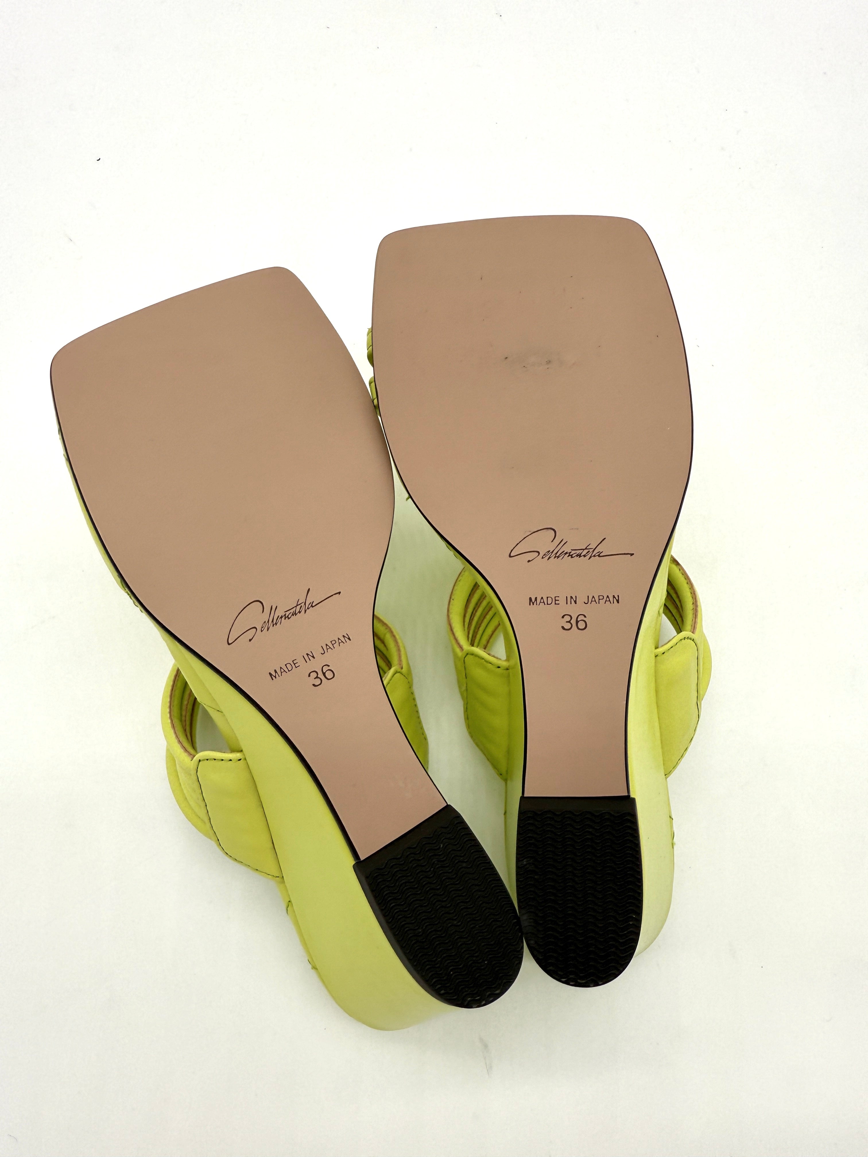 SIMONE【LIME GREEN】- 36 AS IS